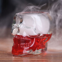 Ly Cocktail Cốc Đầu Lâu Ly Rượu Halloween Hình Cá Tính Nước Ép Thủy Tinh Whisky Glass