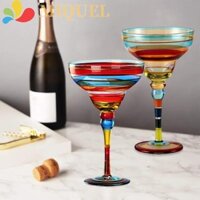 Ly Cocktail MIQUEL, Ly rượu Margarita 270ml đầy màu sắc, Cốc cưới vẽ tay kỳ lạ