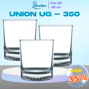 Ly đáy khía Union Glass  UG350