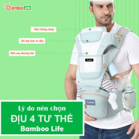 Lý do nên mua địu 4 tư thế Bamboo Life cho bé