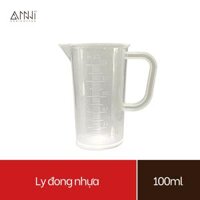 Ly đong nhựa (100ml) - Ly đong chất liệu nhựa cao cấp hợp vệ sinh - Vạch định lượng rõ ràng