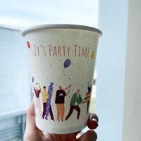 Ly giấy 16oz472ml - Lốc 20 ly giấy có họa tiết - ITS PARTY TIME