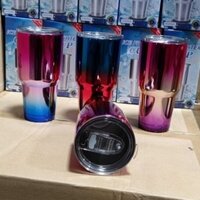 Ly Giữ Nhiệt 3D YETI 900ml tặng kèm túi ống hút đồ vệ sinh bình