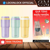 Ly giữ nhiệt 480ml LocknLock Inox 316L chống ăn mòn, nắp bật, miệng rộng Chính hãng LHC3292  - CHEAPMALL