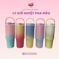 Ly giữ nhiệt 900ml pha màu