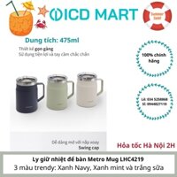 ly giữ nhiệt, Ca giữ nhiệt METRO MUG 475ML - LHC4219 Lock&lock, cốc giữ nhiệt để bàn, mẫu mới 2021, giữ nhiệt 3-19 giờ