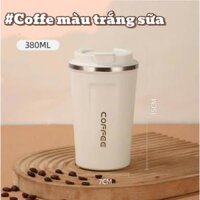 ly giữ nhiệt cafe ,dung tích 380ml chất liệt inox 316 cao cấp có quai xách tiện lợi