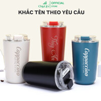 Ly giữ nhiệt Cappuccino ChipLife CP038 khắc tên theo yêu cầu dung tích 380ml