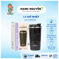 Ly Giữ Nhiệt, Cốc Đựng Coffee Take Away La Fonte 510ml, Thép Không Gỉ, Nấp Kín Chống Tràn