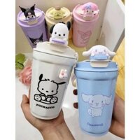 Ly Giữ Nhiệt Kuromi, Medley 480ml Họa Tiết Dễ Thương, Cốc Giữ Nhiệt inox 304 Cao Cấp binh giu
