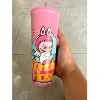 Ly giữ nhiệt labubu hồng 750ml