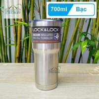Ly Giữ Nhiệt Lock&amp;Lock Swing Tumbler nhiều dung tích nhiều màu LHC4179 LHC4136 LHC4137 LHC4138 - 700ml Màu bạc