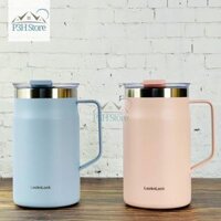 Ly giữ nhiệt Lock&Lock Metro Mug 600ml bằng thép không gỉ ca , cốc LHC4282 - Xanh Biển