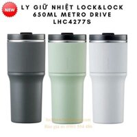 Ly Giữ Nhiệt Lock&Lock 650ml – LHC4277S Metro Drive Kèm Ống Hút Và Cọ Rửa
