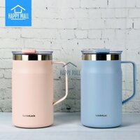 Ly giữ nhiệt Lock&Lock Metro Mug 600ml bằng thép không gỉ ca , cốc LHC4282 Happy Mall