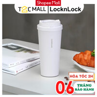 Ly Giữ Nhiệt Locknlock 550ML Bình Giữ Nhiệt Cao Cấp Chính Hãng Mở Nắp 1 Chạm LHC3249WHT - T2C Mall