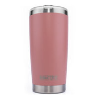 Ly Giữ Nhiệt Nắp Trượt Chống Tràn Rinfere - Tặng Kèm Ống Hút Không Gỉ, Dụng Cụ Vệ Sinh Ông Hút 590ml - Sandstone Pink