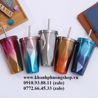 ly giữ nhiệt ống hút inox - ly giữ nhiệt