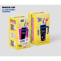 Ly giữ nhiệt Pepsi 1200ml - kèm ống hút + sticker