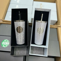Ly Giữ Nhiệt Starbucks 470ml, Ly Đá Gai Hồng Fullbox Siêu Đẹp Blackpink Starbucks Có Khắc Chữ Trên Nắp, Đế Ly, Ống Hút