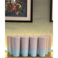 Ly giữ nhiệt STARBUCKS Sirent Gradient 710ml màu pinky, bình nước cao cấp HA