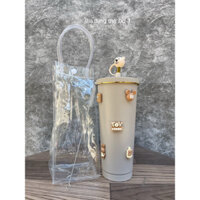 ly giữ nhiệt trơn 750ml kèm ,1 cây cọ rửa+1 ống hút+stiker+1 túi trong đựng cốc y ảnh * tuyển sỉ *