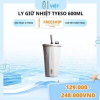Ly giữ nhiệt Tyeso Wonder 600ml bình giữ nhiệt có ống hút inox 304