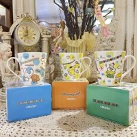Ly gốm Nhật Bản dễ thương theo phong cách hoạt hình(POMPOMPURIN, KEROKEROKEROPPI, CINNAMORLL)