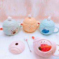 Ly Kiểu Sứ - Thỏ Tròn - Giao Màu Ngẫu Nhiên