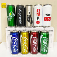 Ly / lon Coca bằng inox nhiều hình 500ml