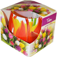 Ly nến thơm Admit ADM5495 Tulips 100g Hương hoa tulips