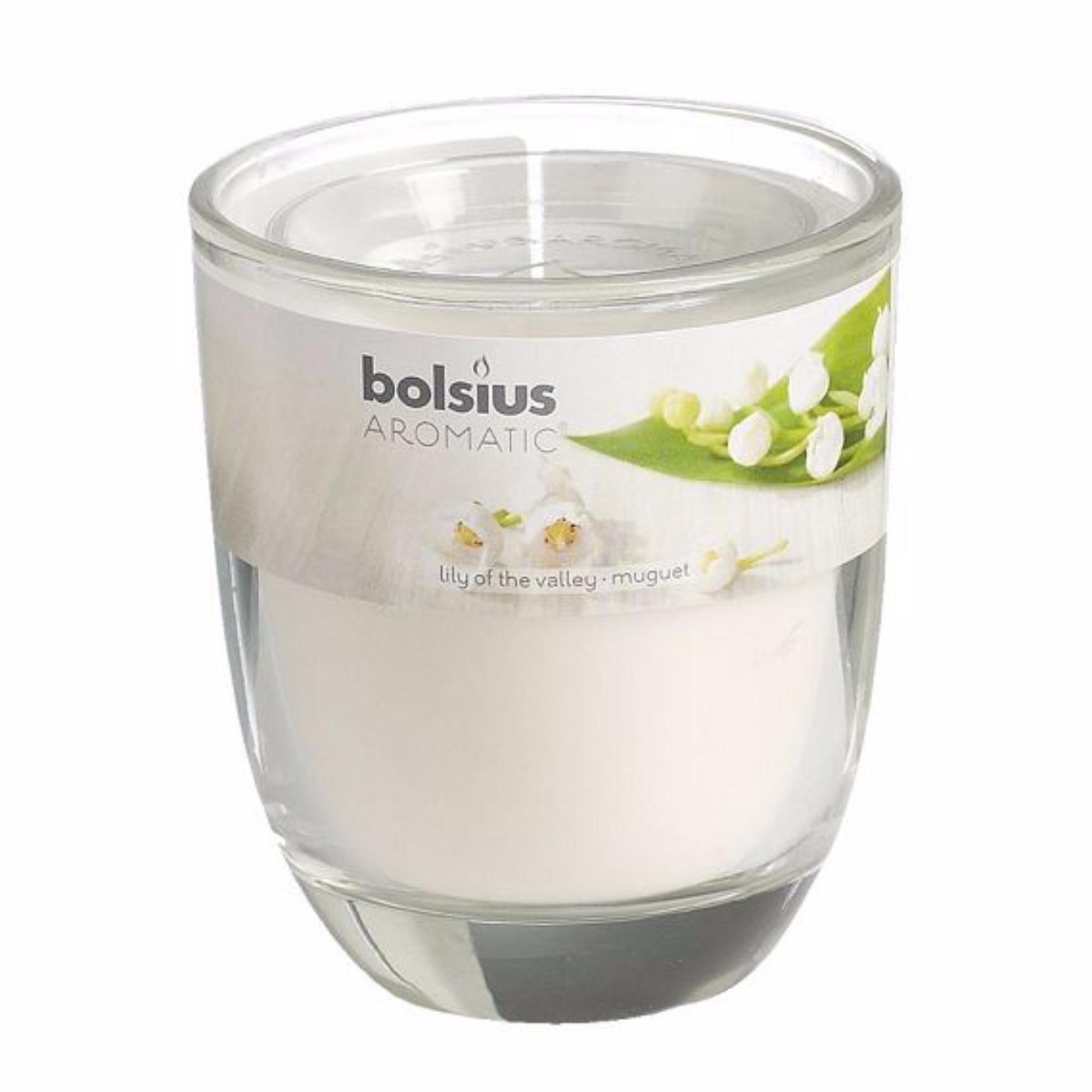 Ly nến thơm Bolsius Lily of the Valley BOL7440 - 295g