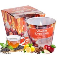 Ly nến thơm tinh dầu Bartek Warm Evening 115g QT02788 - quế, hồi, cam đỏ, nến xông phòng (giao mẫu ngẫu nhiên)