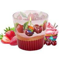 Ly nến thơm tinh dầu Bartek Fruit Muffins 115g QT00665 - bánh muffin trái cây, nến trang trí, thơm phòng, thư giãn, khử mùi giao mẫu ngẫu nhiên