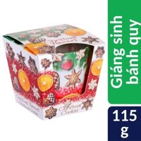 Ly nến thơm tinh dầu Bartek Christmas Flavours 115g - hương bánh cam, giúp thơm phòng thư giãn và khử mùi