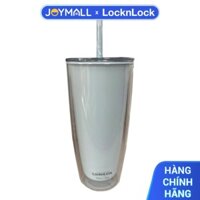 Ly Nhựa 2 Lớp LocknLock HAP507 750ml, Hàng Chính Hãng, Kèm Ống Hút Và Nắp Đậy - JoyMall