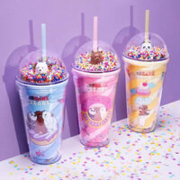 Ly nhựa 2 lớp We Bare Bears 480mL