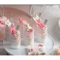 Ly Nhựa 4585 đựng Panna Cotta, Mousse, Pudding không nắp (50 cái)