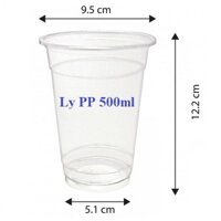 Ly nhựa 500ml PP, PET