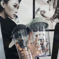 Ly nhựa hình gấu siêu cưng Moshi