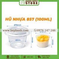 Ly nhựa nắp tròn 857 100ml