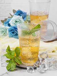 Ly nhựa trong suốt vân gợn sóng