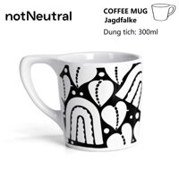 Ly NotNeutral LINO Coffee Mug cốc sứ in hình 300ml - Jagdfalke