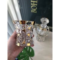 Ly pha lê Tiệp khắc mạ vàng 200ml