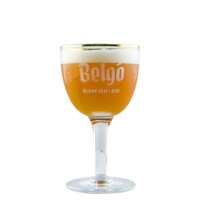 Ly pha lê uống bia thủ công Belgo