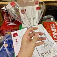 Ly Rona Grace 28 Champagne Flutes bộ 2 ly 280ml uống Champagne nhập khẩu