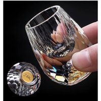 LY RƯỢU PHA LÊ MẠ VÀNG 24K _Qùa tặng cao cấp( đúc vàng 24k)