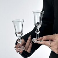 Ly rượu trắng trong suốt cao cấp INS minimalist, ly mini cao cấp, ly cocktail sáng tạo STDF