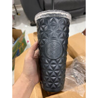 Ly Starbucks chính hãng giữ nhiệt Inox Dion đen xám 591ml - Tag Trung