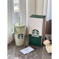 Ly Starbucks Cold Cup màu xanh mint giữ nhiệt cực tốt kèm ống hút